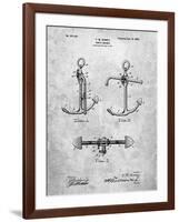 Boat Anchor Patent-Cole Borders-Framed Art Print