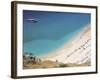 Boat and Beach, Antalya, Anatolia, Turkey Minor, Eurasia-Sakis Papadopoulos-Framed Photographic Print