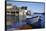 Boat and Fishermen's Wharf in Nova Scotia-Paul Souders-Framed Stretched Canvas