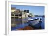 Boat and Fishermen's Wharf in Nova Scotia-Paul Souders-Framed Photographic Print