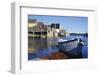 Boat and Fishermen's Wharf in Nova Scotia-Paul Souders-Framed Photographic Print