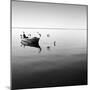 Boat and Heron II-Moises Levy-Mounted Premium Photographic Print