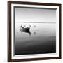 Boat and Heron II-Moises Levy-Framed Photographic Print