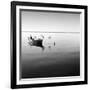 Boat and Heron II-Moises Levy-Framed Photographic Print