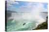 Boat and Horseshoe Falls from Niagara Falls-Songquan Deng-Stretched Canvas
