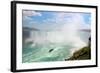 Boat and Horseshoe Falls from Niagara Falls-Songquan Deng-Framed Photographic Print