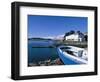 Boat and Lochalsh Hotel, Kyle of Lochalsh, Scotland-Pearl Bucknall-Framed Photographic Print