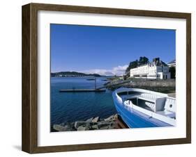 Boat and Lochalsh Hotel, Kyle of Lochalsh, Scotland-Pearl Bucknall-Framed Photographic Print
