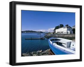 Boat and Lochalsh Hotel, Kyle of Lochalsh, Scotland-Pearl Bucknall-Framed Photographic Print