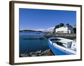 Boat and Lochalsh Hotel, Kyle of Lochalsh, Scotland-Pearl Bucknall-Framed Photographic Print