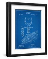 Boat And Oar Patent-null-Framed Art Print