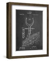 Boat And Oar Patent-null-Framed Art Print