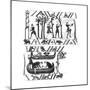 Boat and Ship Carpenters, C Late 11th-Early 12th Century-null-Mounted Giclee Print