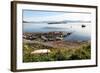 Boat and Slip at Helgoy, Troms, North Norway, Norway, Scandinavia, Europe-David Lomax-Framed Photographic Print