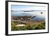 Boat and Slip at Helgoy, Troms, North Norway, Norway, Scandinavia, Europe-David Lomax-Framed Photographic Print