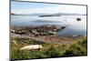 Boat and Slip at Helgoy, Troms, North Norway, Norway, Scandinavia, Europe-David Lomax-Mounted Photographic Print