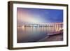 Boat And The Bridge 1-Joseph S Giacalone-Framed Giclee Print