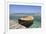 Boat at a Jetty, Palau, Sardinia, Italy, Mediterranean, Europe-Markus Lange-Framed Photographic Print