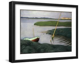 Boat at Berville, 1918-Félix Vallotton-Framed Giclee Print