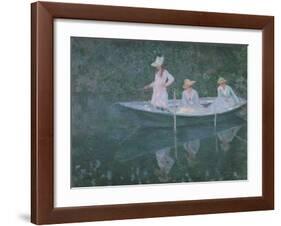 Boat at Giverny-Claude Monet-Framed Art Print