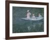 Boat at Giverny-Claude Monet-Framed Art Print