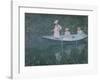 Boat at Giverny-Claude Monet-Framed Art Print