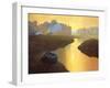 Boat at Sunrise-Max Hayslette-Framed Giclee Print