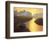 Boat at Sunrise-Max Hayslette-Framed Premium Giclee Print