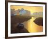 Boat at Sunrise-Max Hayslette-Framed Giclee Print