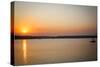 Boat at Sunset in East Hampton NY Photo Poster-null-Stretched Canvas