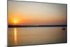 Boat at Sunset in East Hampton NY Photo Poster-null-Mounted Poster