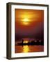 Boat at Sunset on Lake Tanganyika, Tanzania-Kristin Mosher-Framed Photographic Print