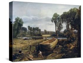 Boat Building Near Flatford Mill, 1815-John Constable-Stretched Canvas