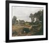 Boat-Building near Flatford Mill-John Constable-Framed Premium Giclee Print