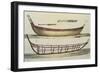 Boat Building Techniques for Rowing Boats on the Aleutian Islands from a New Voyage Round the World-Vincenzo Cabianca-Framed Giclee Print