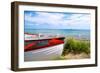 Boat by the Beach-Gail Peck-Framed Photographic Print