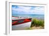 Boat by the Beach-Gail Peck-Framed Photographic Print