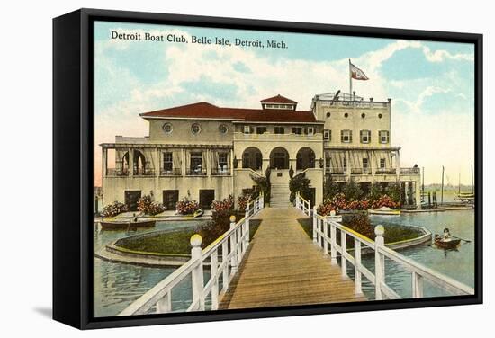 Boat Club, Belle Isle, Detroit, Michigan-null-Framed Stretched Canvas