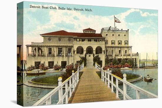 Boat Club, Belle Isle, Detroit, Michigan-null-Stretched Canvas