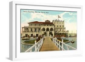 Boat Club, Belle Isle, Detroit, Michigan-null-Framed Art Print