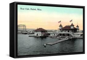 Boat Club, Duluth, Minnesota-null-Framed Stretched Canvas