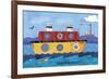 Boat Collage-Holli Conger-Framed Giclee Print