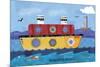 Boat Collage-Holli Conger-Mounted Giclee Print
