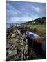 Boat, Cottage and Loch Fyne Near Furnace, Argyll and Bute, Scotland, United Kingdom, Europe-Patrick Dieudonne-Mounted Photographic Print