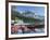 Boat Dock and Canoes for Rent on Emerald Lake, Yoho National Park,British Columbia-Howard Newcomb-Framed Photographic Print