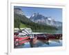Boat Dock and Canoes for Rent on Emerald Lake, Yoho National Park,British Columbia-Howard Newcomb-Framed Photographic Print