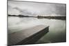 Boat Dock At Millsite Reservoir, Millsite State Park, Utah-Louis Arevalo-Mounted Photographic Print