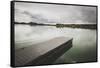 Boat Dock At Millsite Reservoir, Millsite State Park, Utah-Louis Arevalo-Framed Stretched Canvas