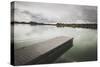 Boat Dock At Millsite Reservoir, Millsite State Park, Utah-Louis Arevalo-Stretched Canvas