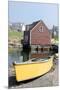 Boat & Dock Peggy's Cove NS-null-Mounted Art Print